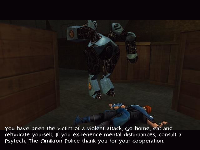 The Nomad Soul screenshot 1 for Sega Dreamcast